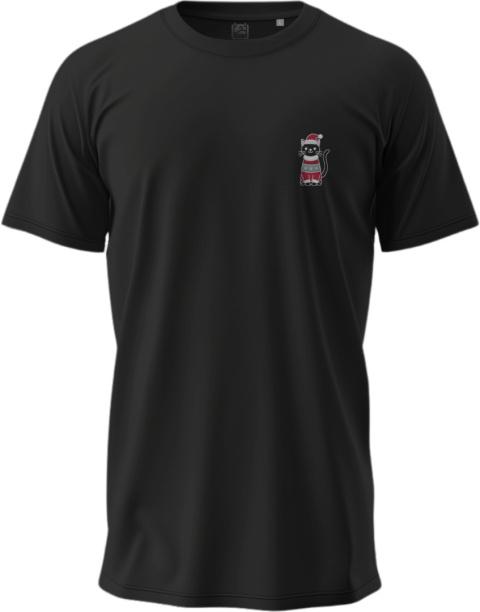 T-shirt Kot w Swetrze i Czapce T-shirt Kot w Swetrze i Czapce